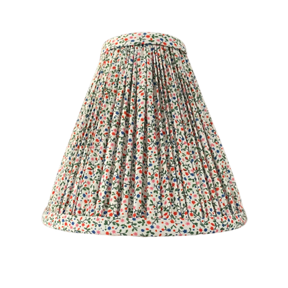 Ditsy Floral, Green and Orange