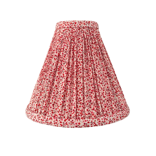 Ditsy Floral, Red and Pink