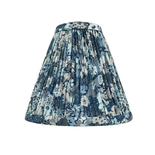 Water Color Floral, Blue & Grey