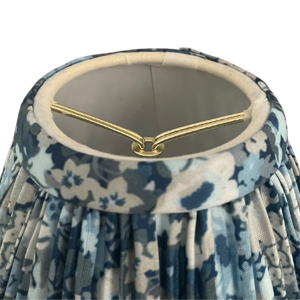 Water Color Floral, Blue & Grey