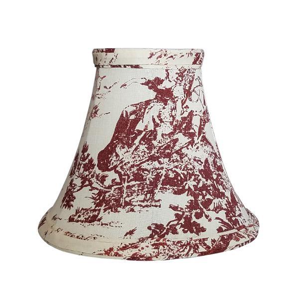 On The Bright Side, Toile Chandelier Lamp Shades